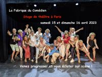 Stage théâtre impro Paris avril. Du 22 novembre 2022 au 16 avril 2023 à Paris. Paris.  13H00